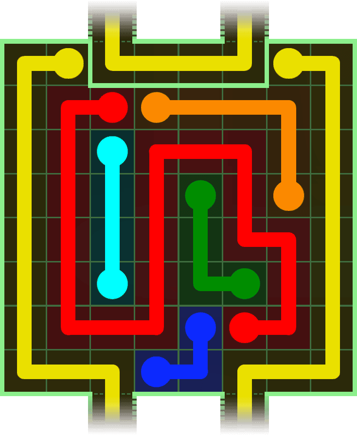 Flow Free Warps 3043 Solution