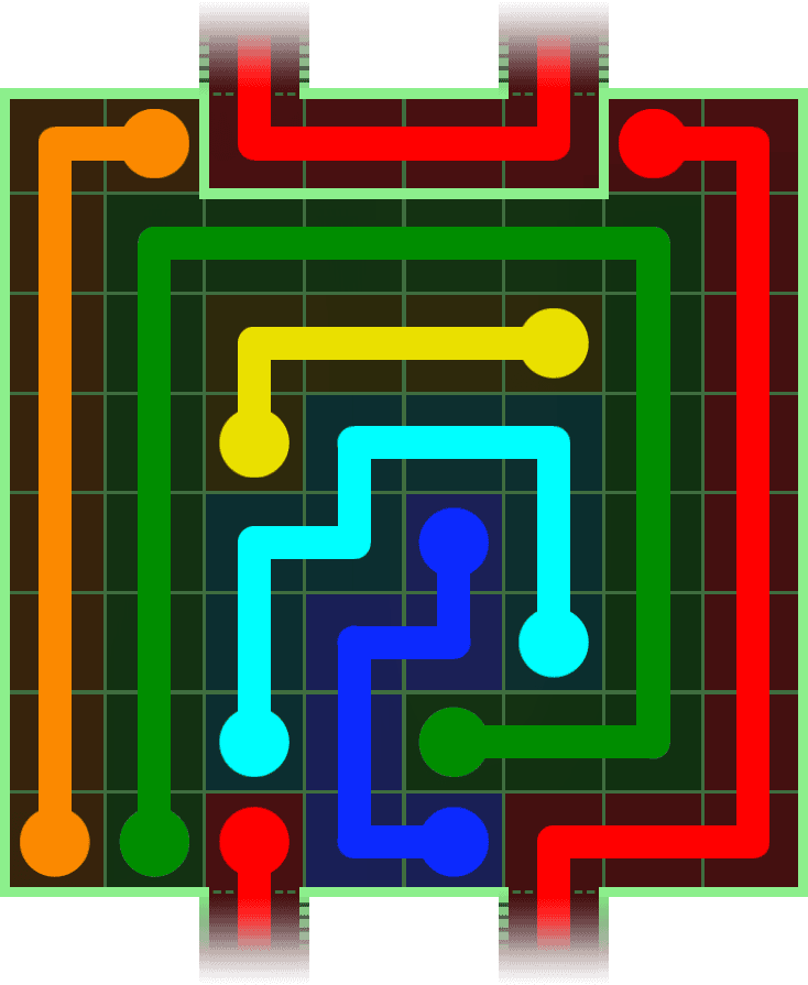 Flow Free Warps 3045 Solution