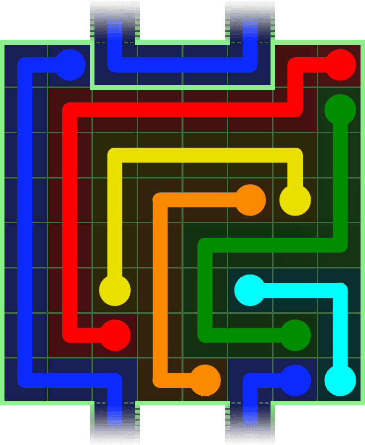 Flow Free Warps 3049 Solution