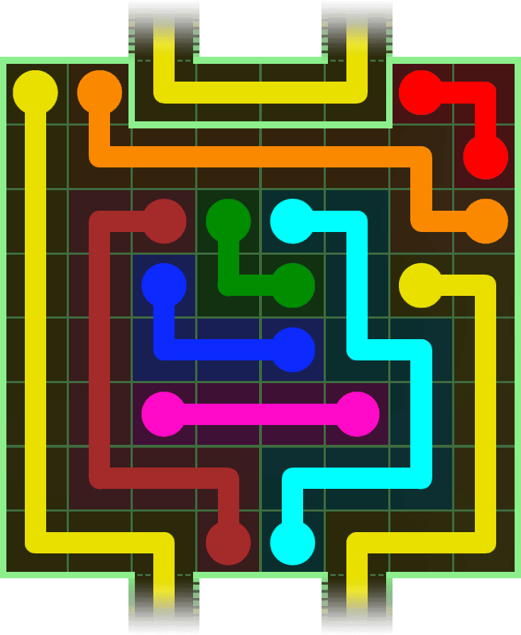 Flow Free Warps 3050 Solution