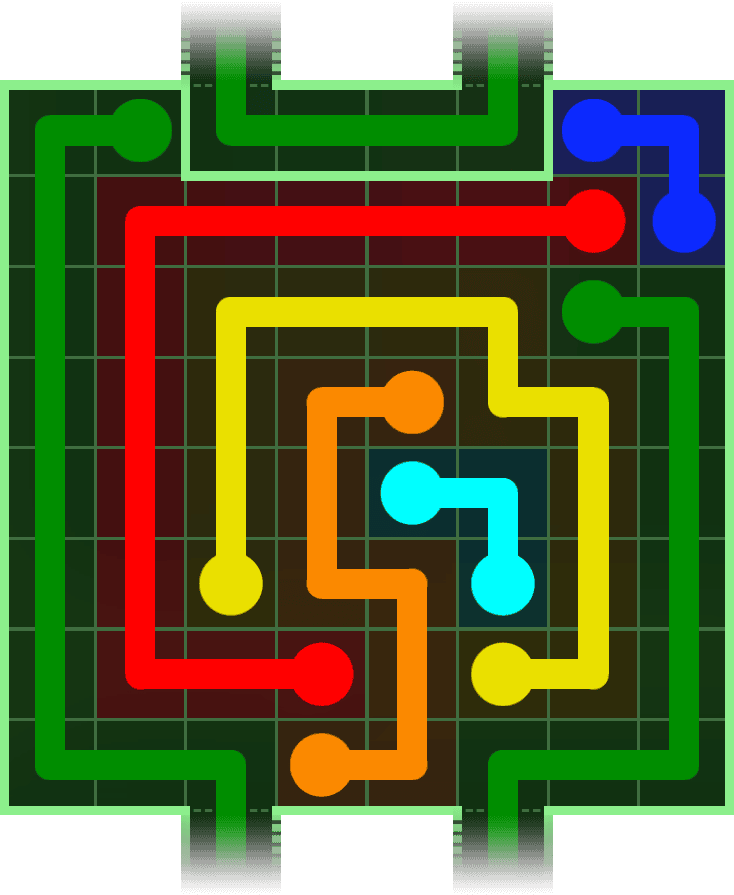 Flow Free Warps 3053 Solution