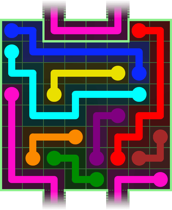 Flow Free Warps 3054 Solution