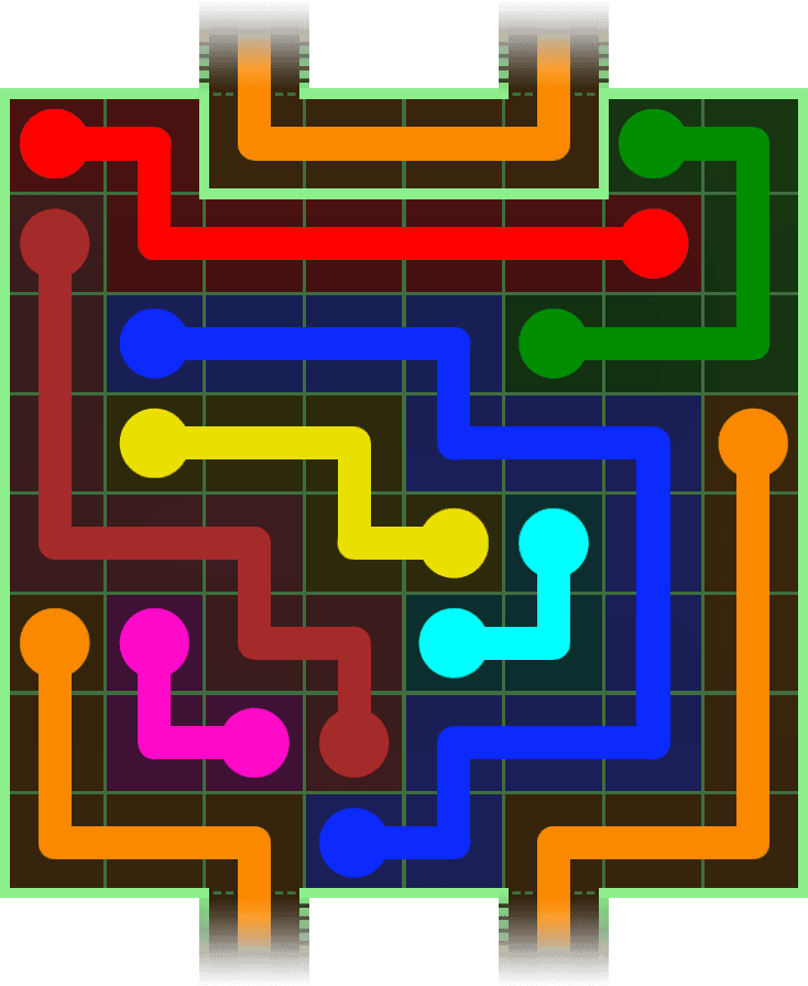 Flow Free Warps 3057 Solution