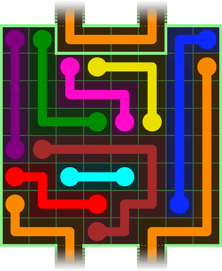 Flow Free Warps 3058 Solution