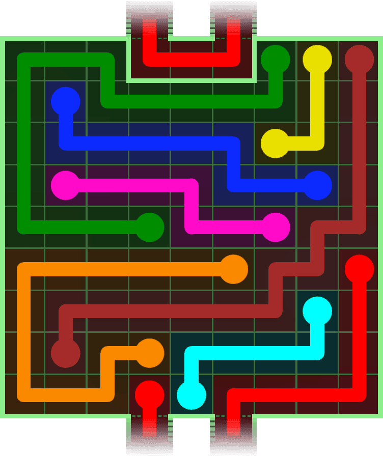 Flow Free Warps 3063 Solution