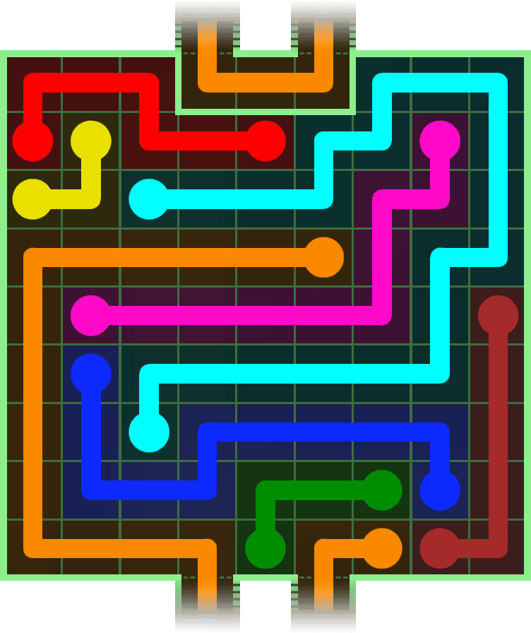 Flow Free Warps 3069 Solution