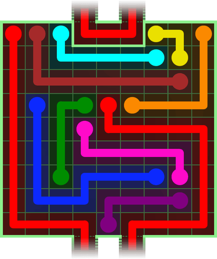 Flow Free Warps 3072 Solution