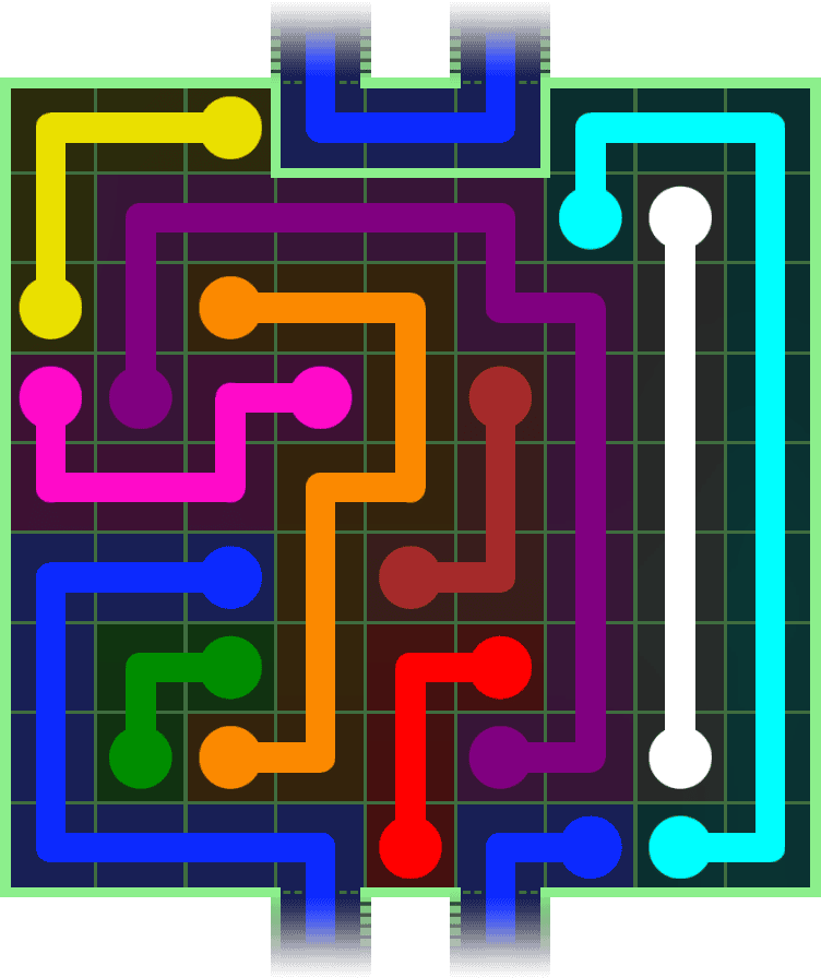 Flow Free Warps 3075 Solution