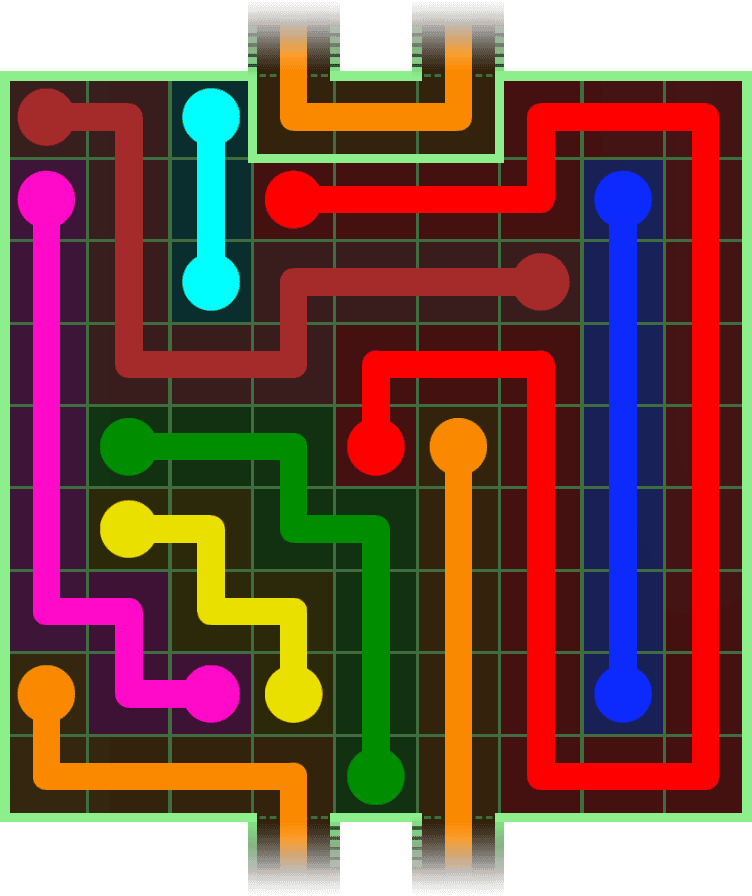 Flow Free Warps 3076 Solution