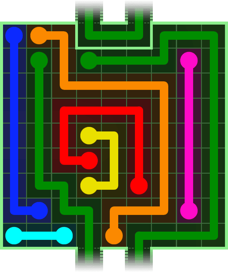 Flow Free Warps 3080 Solution