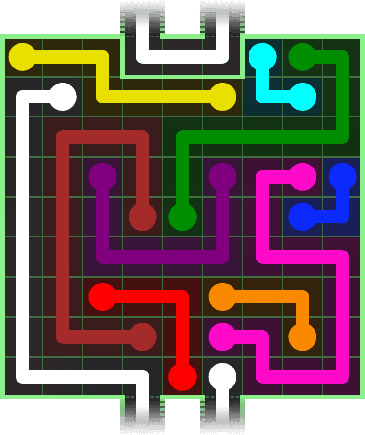 Flow Free Warps 3086 Solution