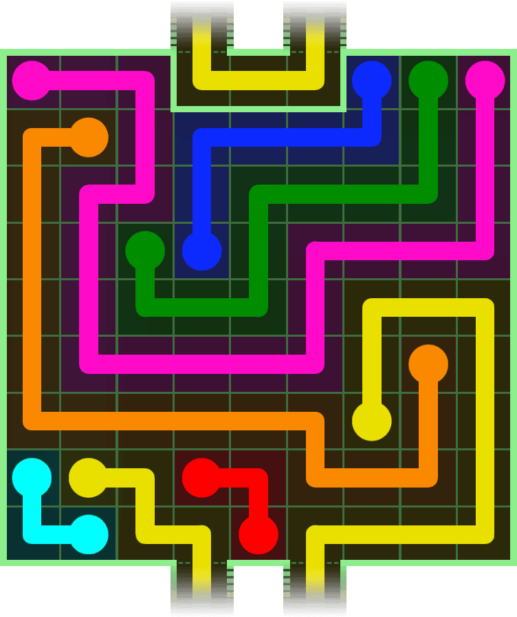 Flow Free Warps 3088 Solution