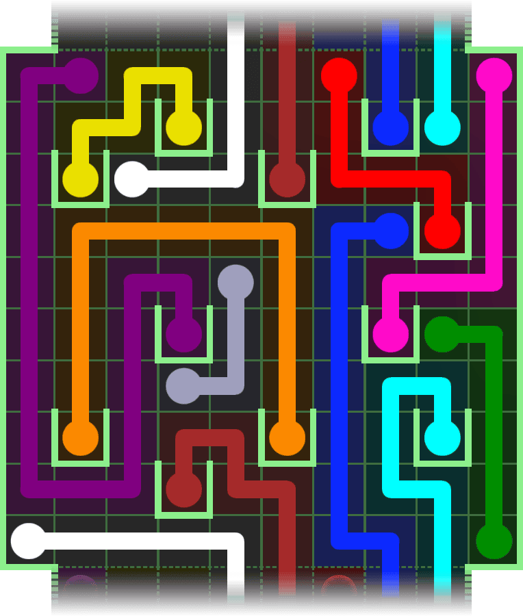 Flow Free Warps 2972 Solution