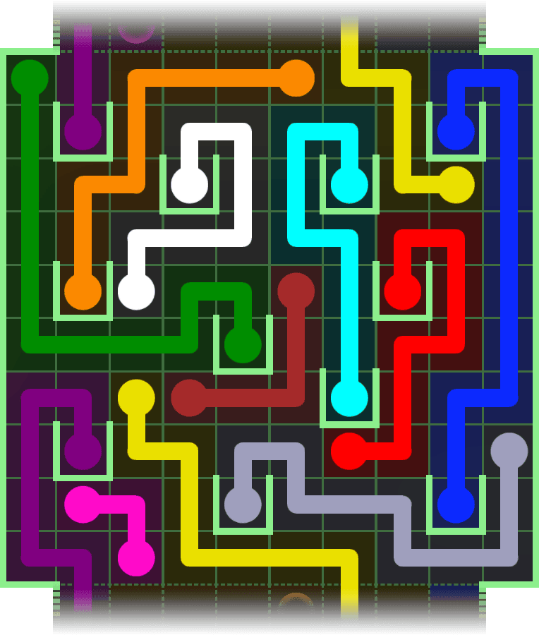 Flow Free Warps 2976 Solution