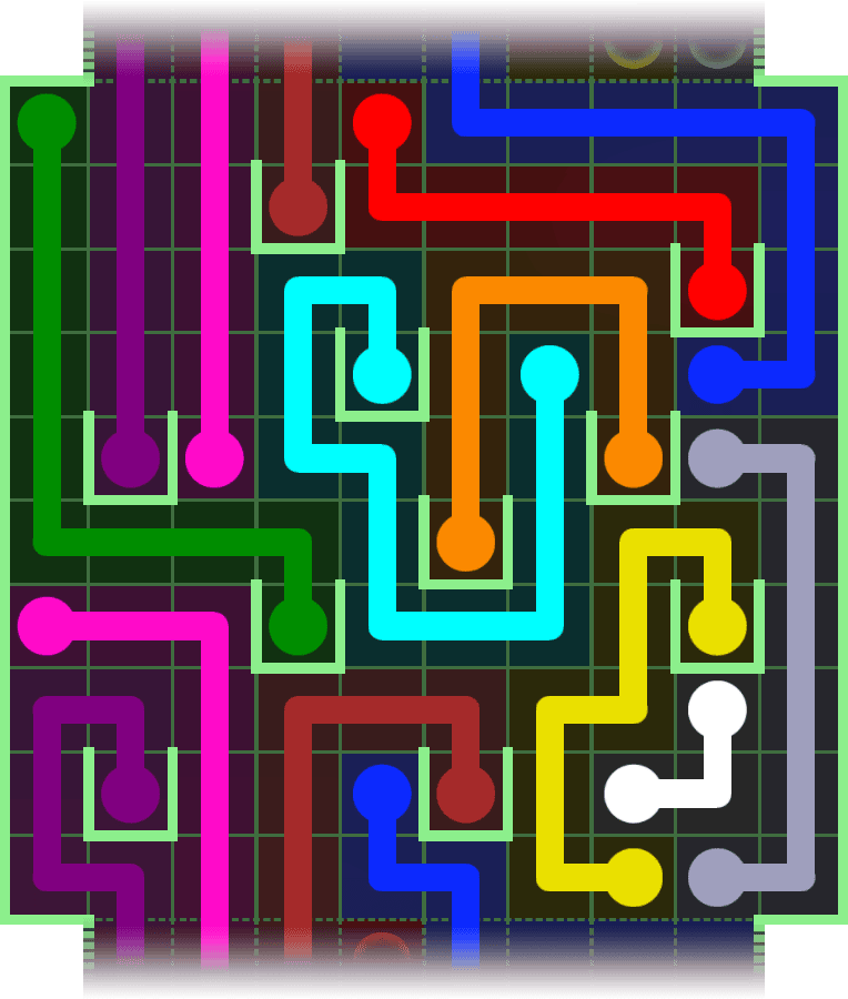 Flow Free Warps 2981 Solution