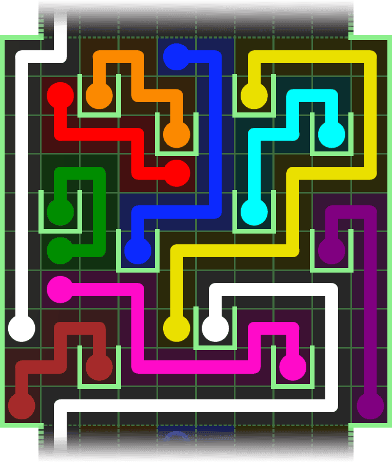 Flow Free Warps 2985 Solution