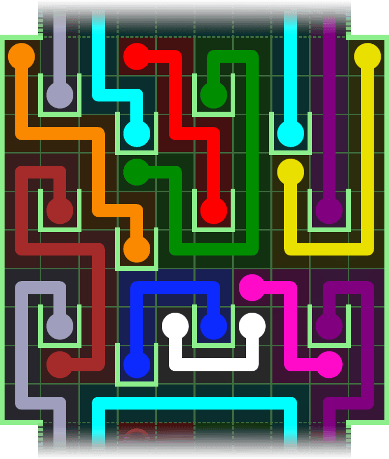 Flow Free Warps 2992 Solution