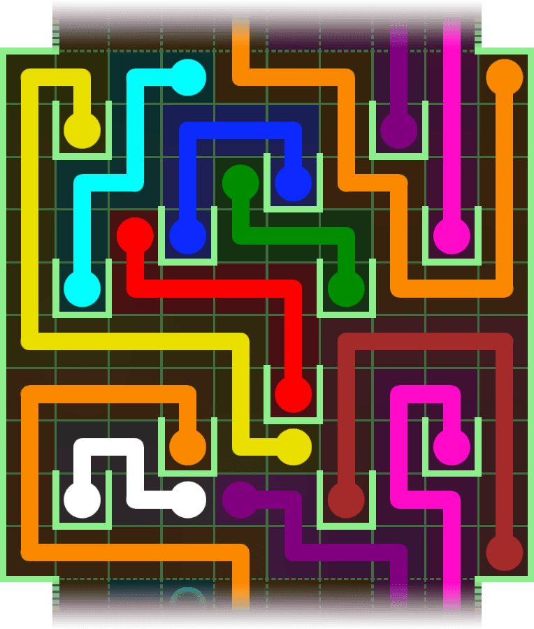 Flow Free Warps 2993 Solution