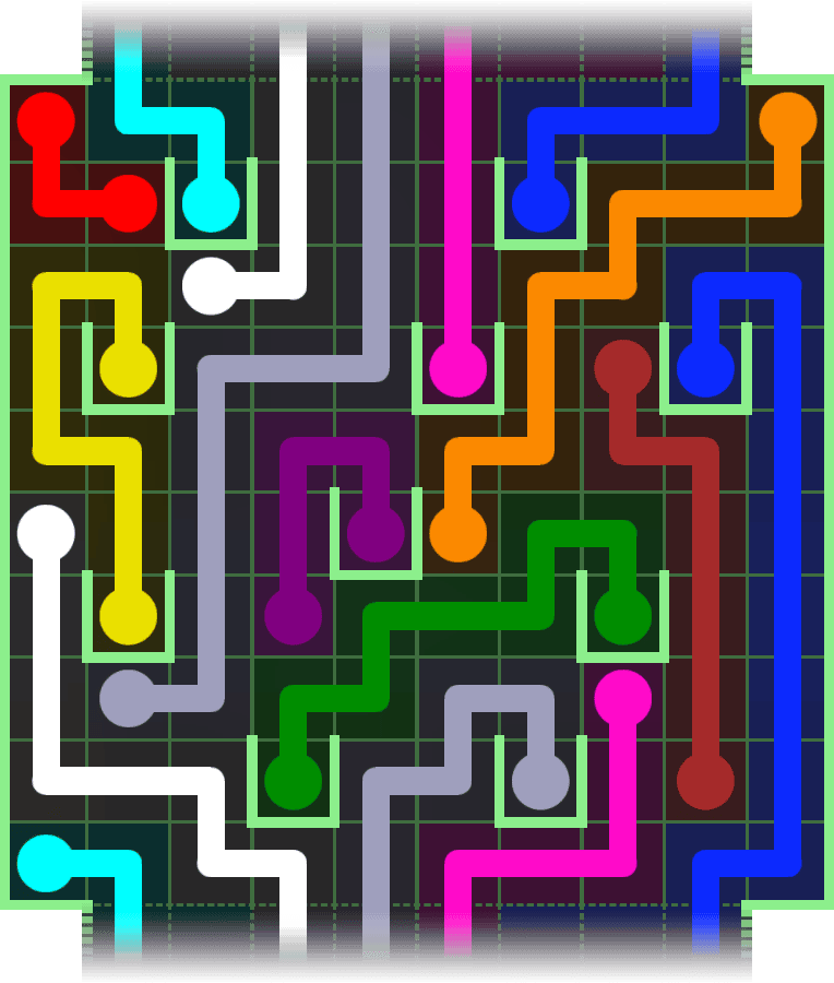 Flow Free Warps 2997 Solution