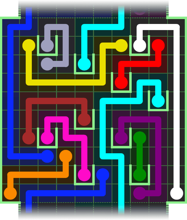 Flow Free Warps 3000 Solution