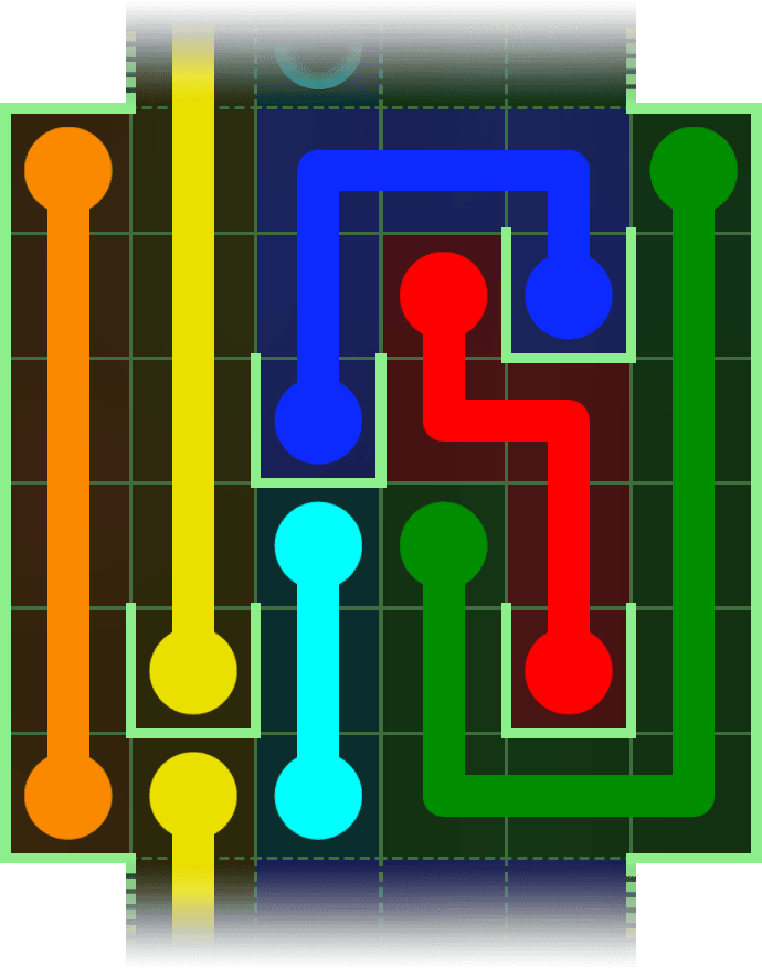 Flow Free Warps 2865 Solution