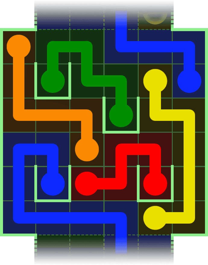 Flow Free Warps 2867 Solution