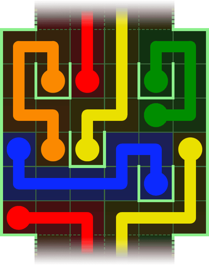 Flow Free Warps 2868 Solution