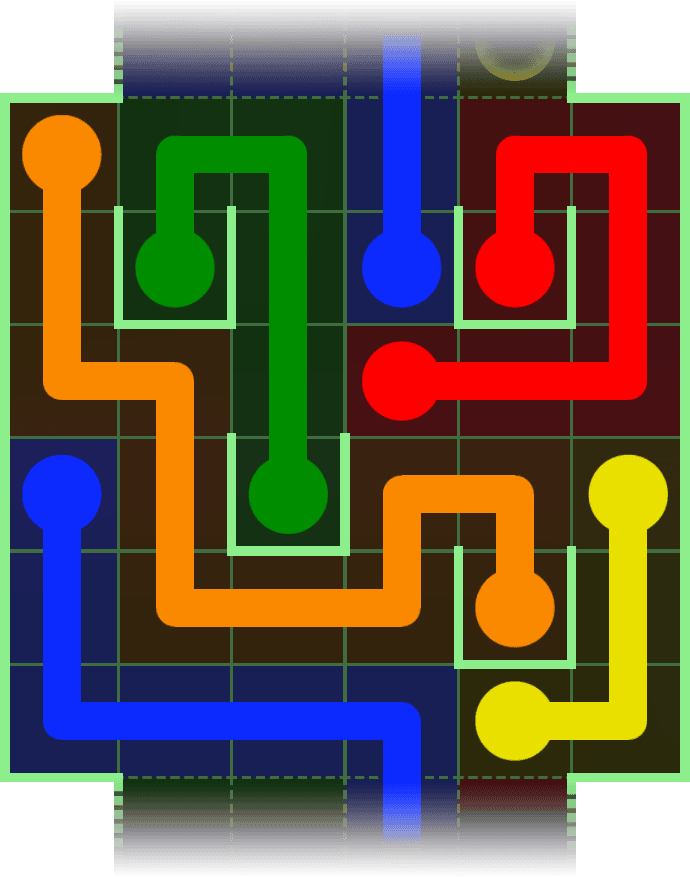 Flow Free Warps 2871 Solution