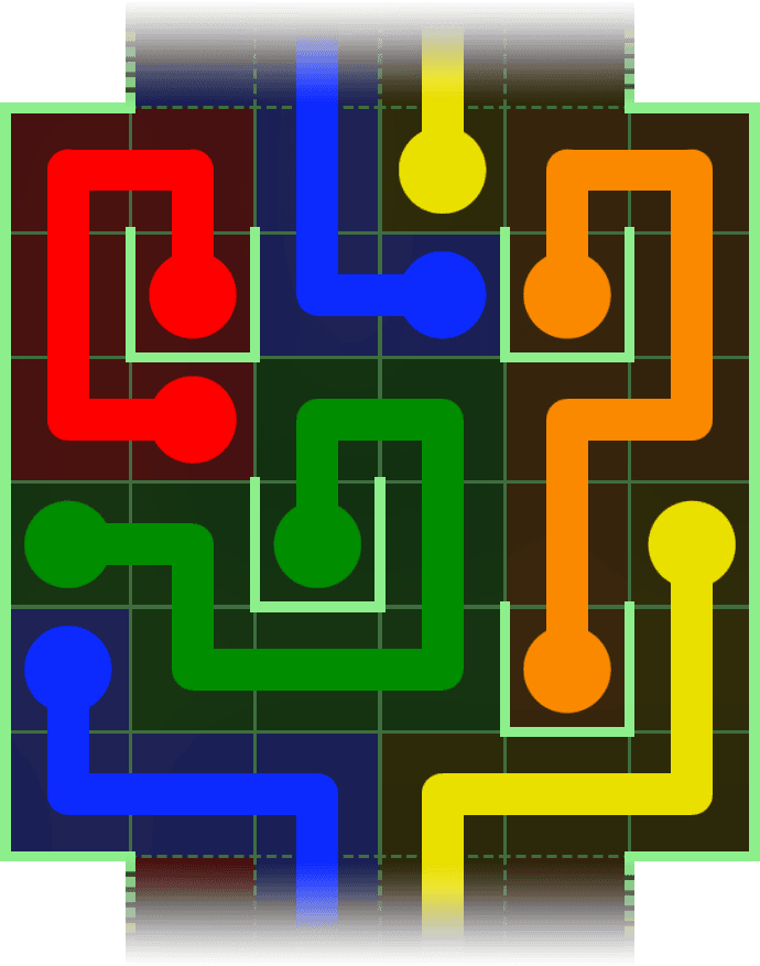 Flow Free Warps 2878 Solution