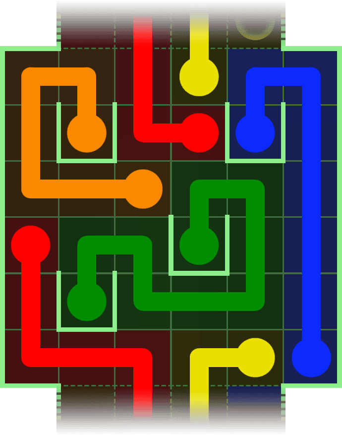 Flow Free Warps 2880 Solution