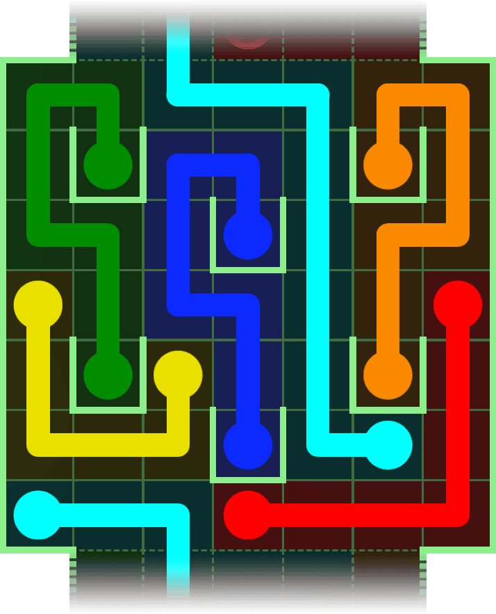 Flow Free Warps 2885 Solution