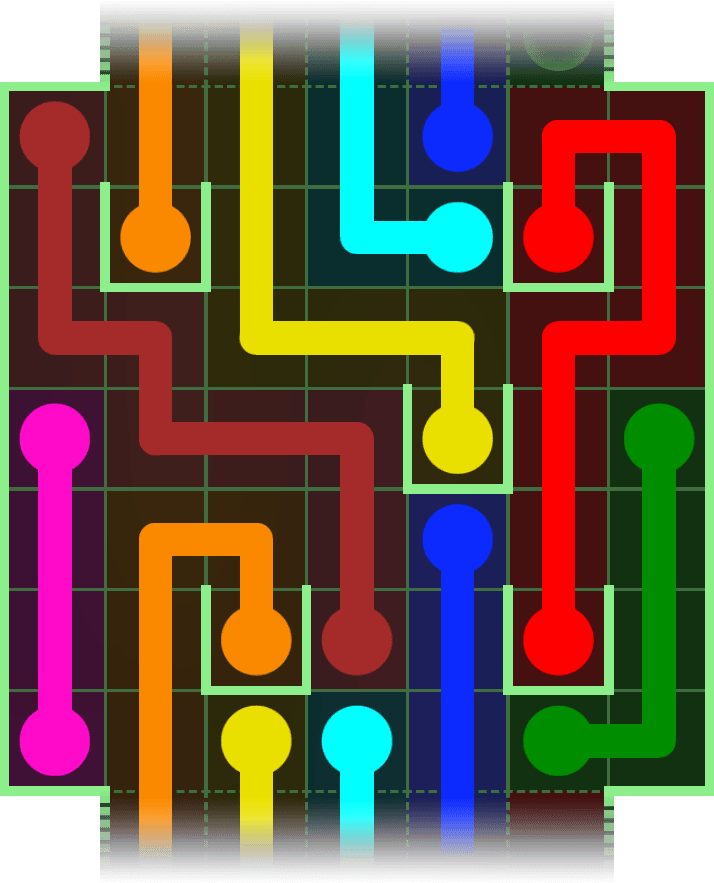 Flow Free Warps 2888 Solution