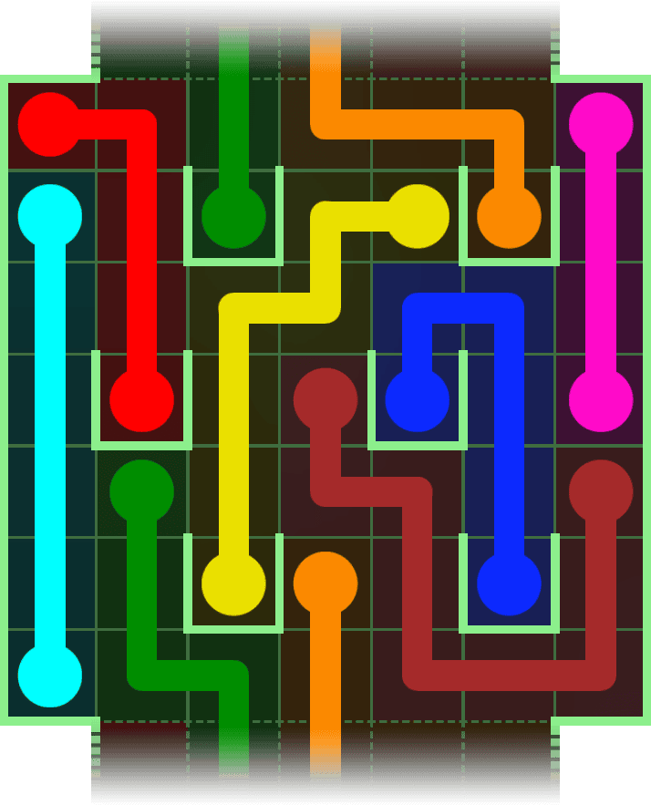 Flow Free Warps 2890 Solution