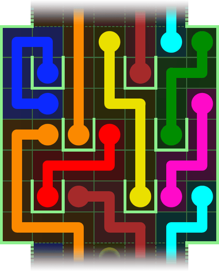 Flow Free Warps 2900 Solution