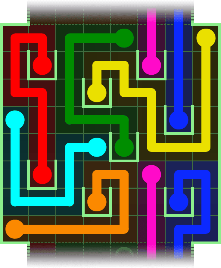 Flow Free Warps 2918 Solution