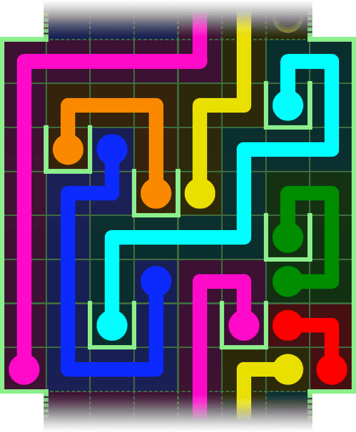 Flow Free Warps 2920 Solution