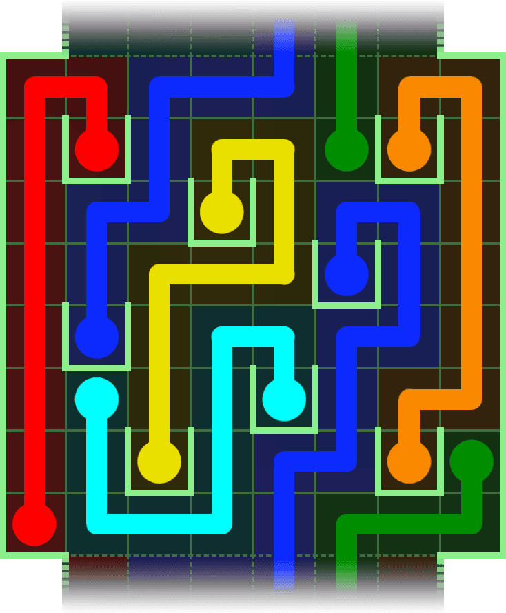 Flow Free Warps 2922 Solution