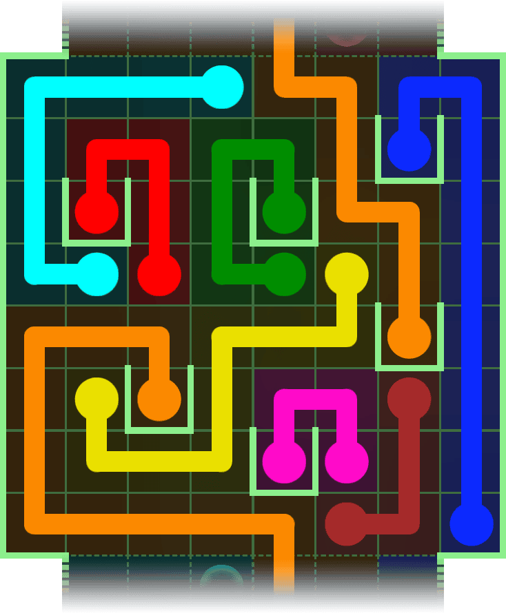 Flow Free Warps 2927 Solution