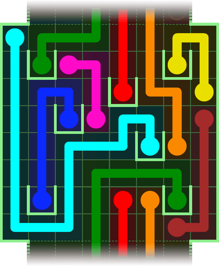 Flow Free Warps 2931 Solution