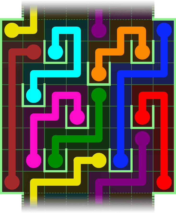 Flow Free Warps 2933 Solution