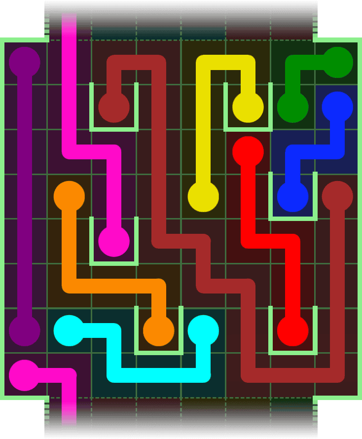 Flow Free Warps 2934 Solution