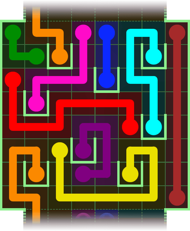 Flow Free Warps 2940 Solution