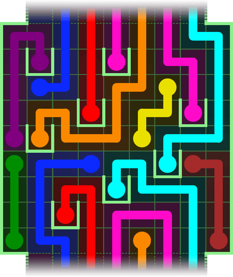 Flow Free Warps 2952 Solution