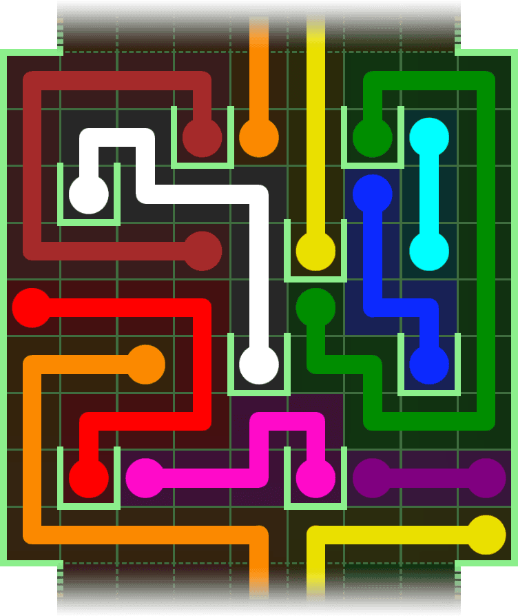 Flow Free Warps 2953 Solution