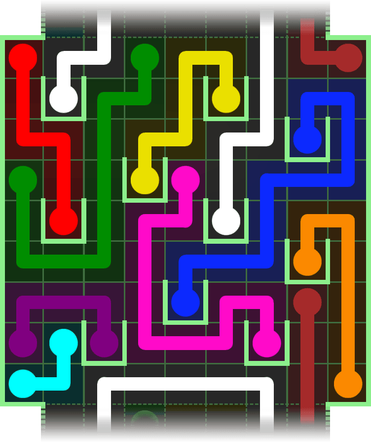 Flow Free Warps 2956 Solution