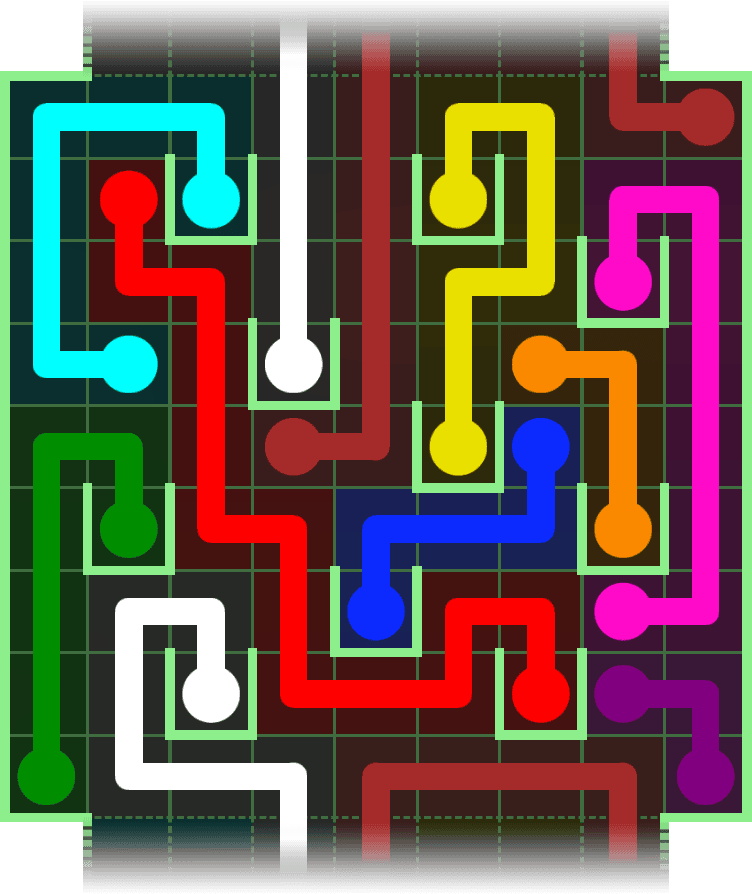 Flow Free Warps 2957 Solution