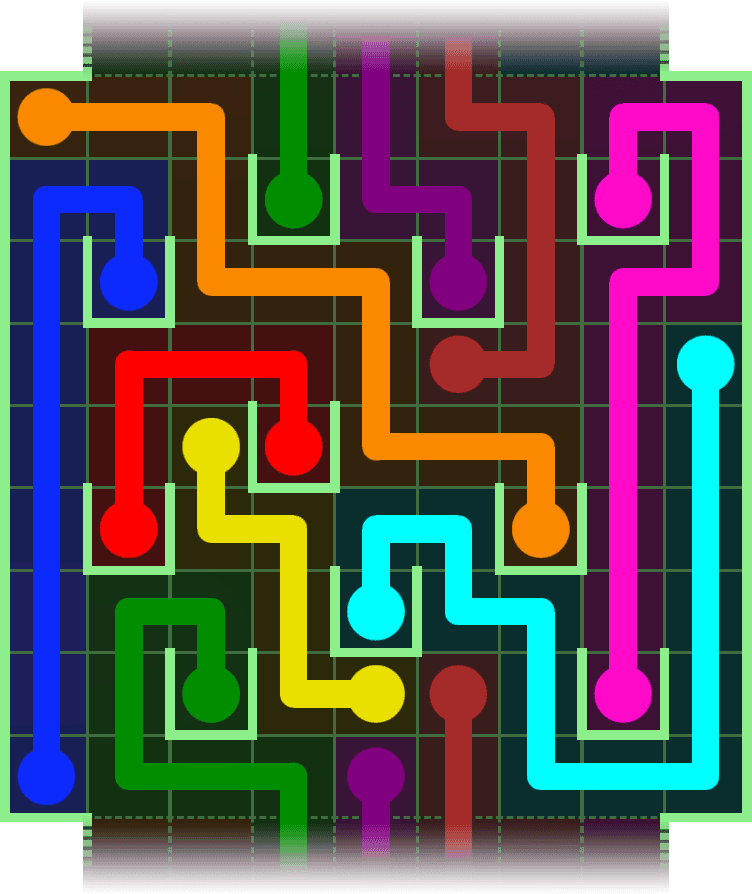 Flow Free Warps 2961 Solution