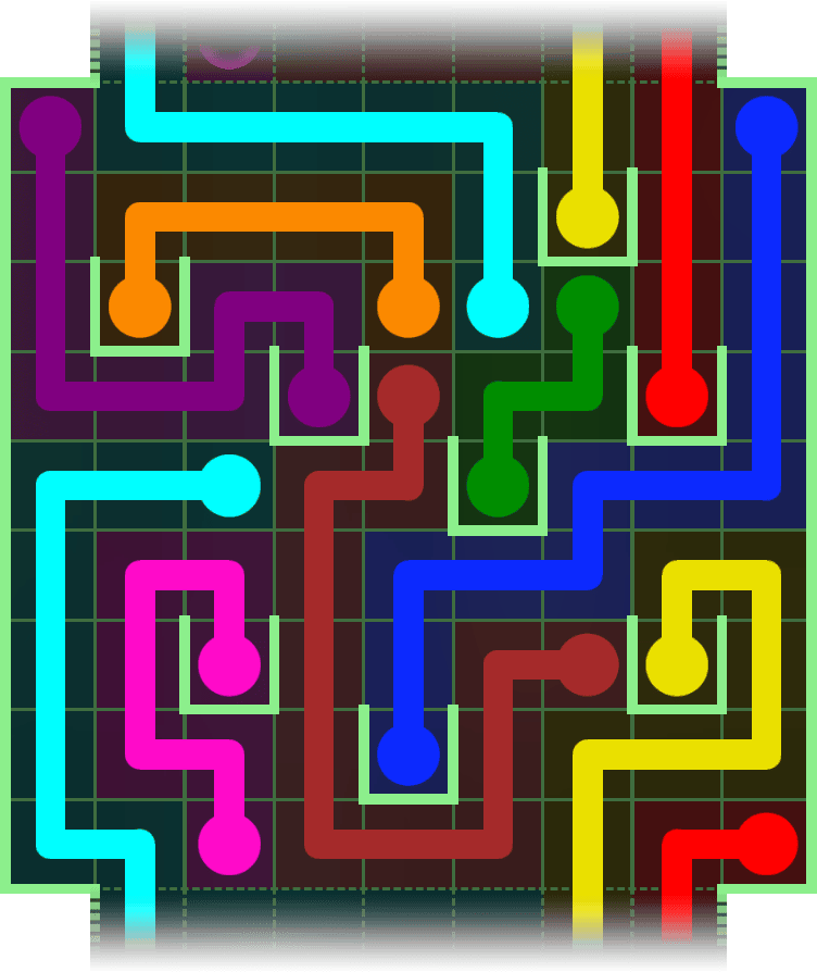 Flow Free Warps 2966 Solution