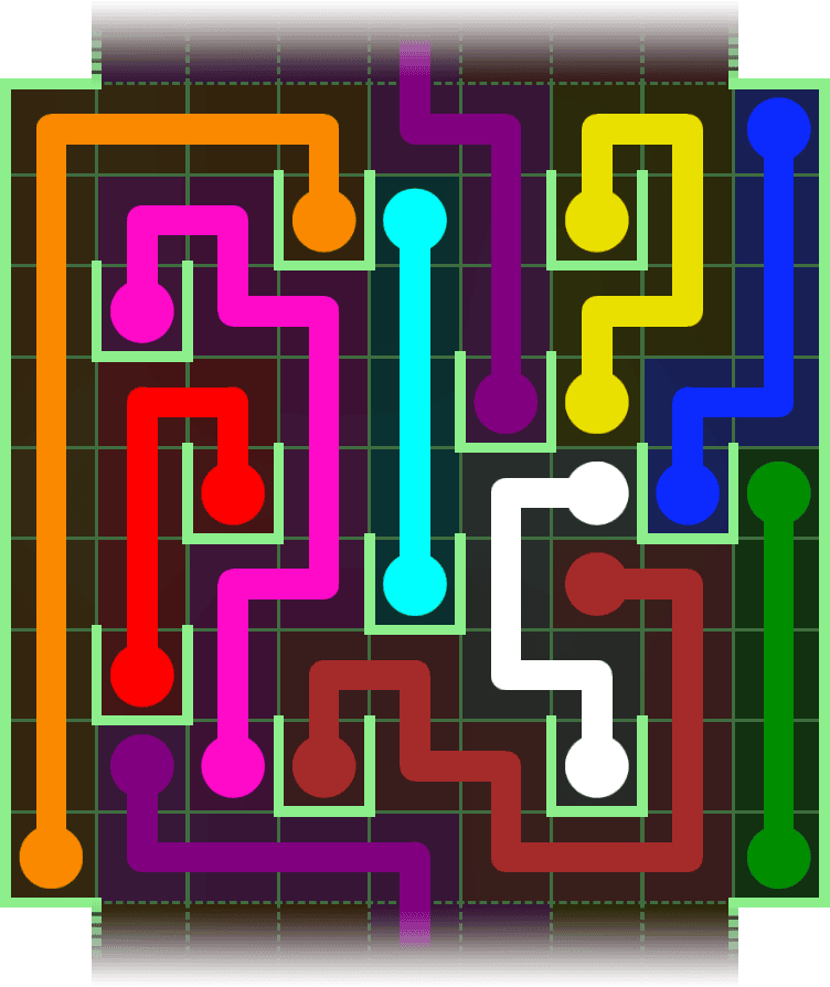 Flow Free Warps 2969 Solution