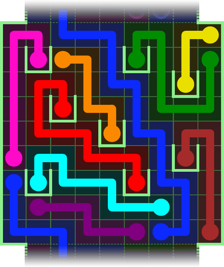 Flow Free Warps 2970 Solution